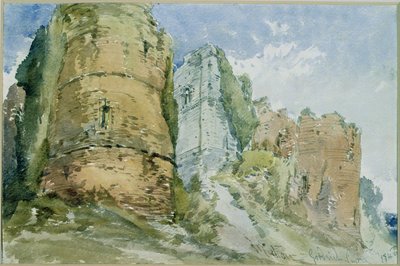 Goodrich Castle, Herefordshire by William Callow